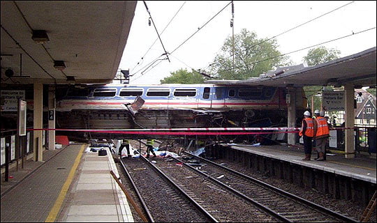 Train crash Image